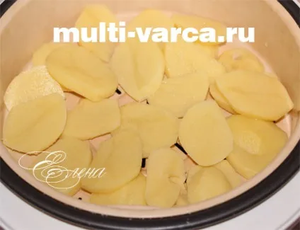 Тушкована печінка з картоплею в мультиварці (картопля) Тушкована печінка з картоплею в мультиварці