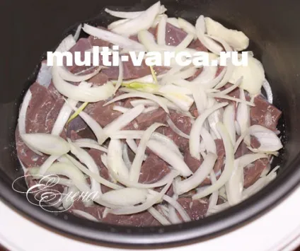 Тушкована печінка з картоплею в мультиварці (мультиварці) Тушкована печінка з картоплею в мультиварці