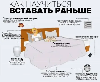 Вчимося рано вставати як змінити свій графік за кілька днів (днів) Вчимося рано вставати як змінити свій графік за кілька днів