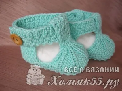 Пінетки-сандалі спицями