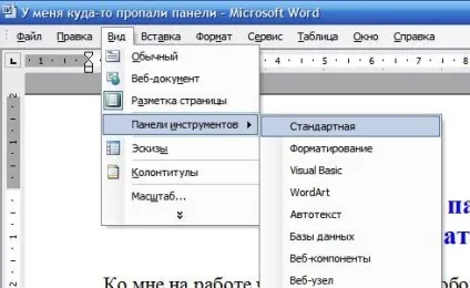 У мене кудись пропали значки на панелі під меню (меню) У мене кудись пропали значки на панелі під меню