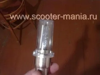 Установка ксенону на скутер (ксенону) Установка ксенону на скутер