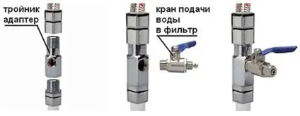 Установка фільтра аквафор