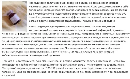 Вушні краплі софрадекс ціна, відгуки та інструкція (вушні краплі софрадекс ціна відгуки інструкція) Вушні краплі софрадекс ціна, відгуки та інструкція