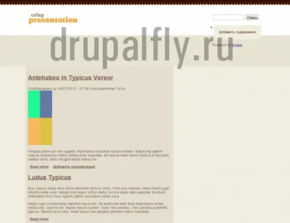 Встановлюємо шаблон (тему) для drupal 7