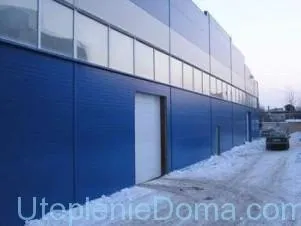 Утеплення металевих ангара і складів ЕКОВАТОЙ і мінватою (утеплення) Утеплення металевих ангара і складів ЕКОВАТОЙ і мінватою
