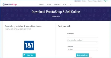 Установка prestashop на хостинг - докладна інструкція по установці (установка prestashop 1 6 на хостинг) Установка prestashop на хостинг - докладна інструкція по установці