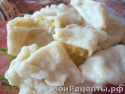 Вареники з картоплею і квашеною капустою, мої рецепти (пісне блюдо) Вареники з картоплею і квашеною капустою, мої рецепти