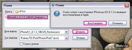 Повернути в iphone стару прошивку - не вдалося відновити (прошивку) Повернути в iphone стару прошивку - не вдалося відновити