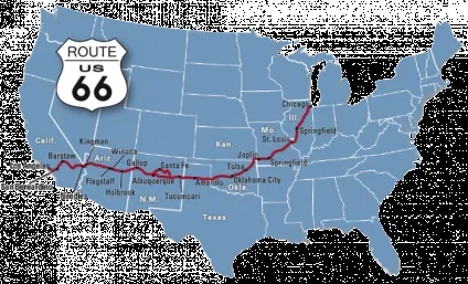 В дорозі як подорожувати по знаменитій route 66 (route) В дорозі як подорожувати по знаменитій route 66
