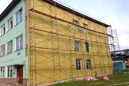 Вентильований фасад з металопрофілю послідовна технологія монтажу (металопрофілю) Вентильований фасад з металопрофілю послідовна технологія монтажу