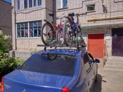 Велобагажник на дах своїми руками