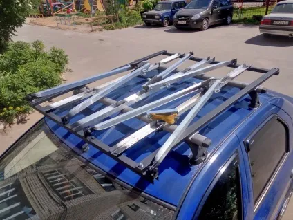 Велобагажник на дах своїми руками