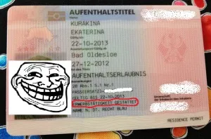 Вид на проживання - aufenthaltstitel - deutschland (проживання) Вид на проживання - aufenthaltstitel - deutschland