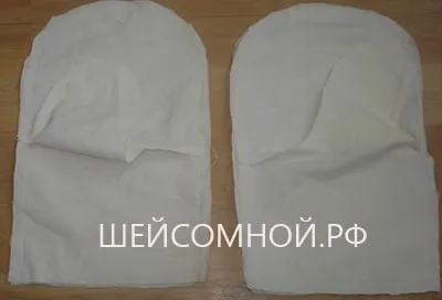 Форма рукавиць діда морозу
