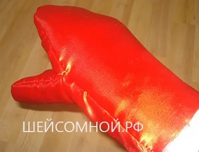 Форма рукавиць діда морозу