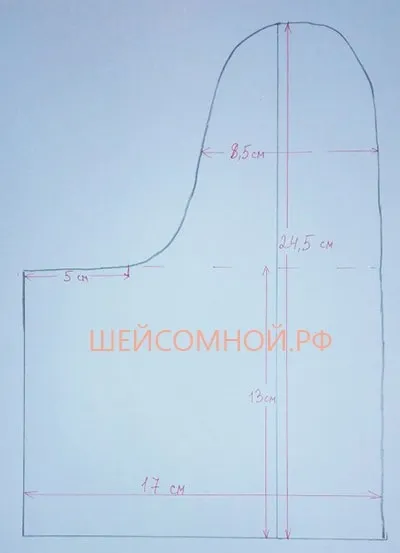 Форма рукавиць діда морозу
