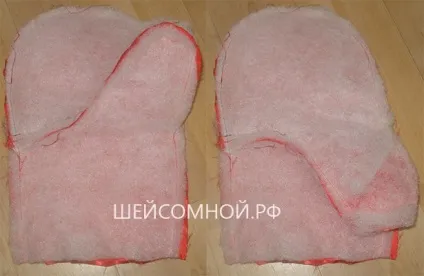 Форма рукавиць діда морозу