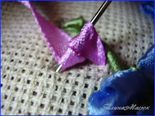 Вишиваємо незабудку стрічками - ярмарок майстрів - ручна робота, handmade (вишиваємо незабудку стрічками) Вишиваємо незабудку стрічками - ярмарок майстрів - ручна робота, handmade