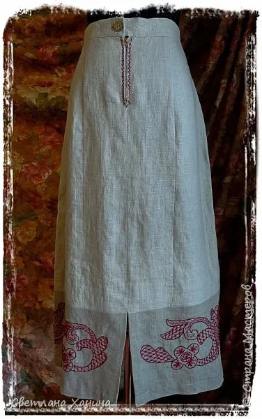 Вишита спідниця, країна майстрів (тканина) Вишита спідниця, країна майстрів