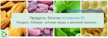 Вітамін b1 в продуктах харчування де знаходиться і для чого потрібен тіамін (знаходиться) Вітамін b1 в продуктах харчування де знаходиться і для чого потрібен тіамін