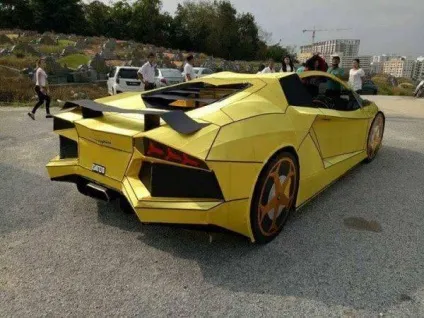 У малайзії зробили копію lamborghini з паперу, приколи гумор дратуте