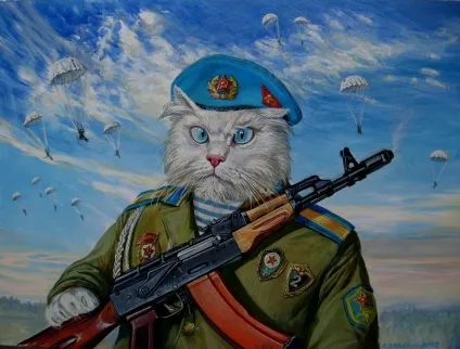 Військові (і не тільки) коти художника олександра Завалій (художника) Військові (і не тільки) коти художника олександра Завалій