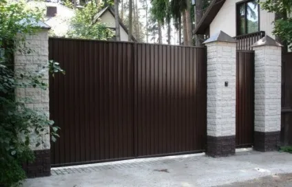 Ворота своїми руками необхідні матеріали і інструменти, схеми, креслення (фото і відео) (матеріали) Ворота своїми руками необхідні матеріали і інструменти, схеми, креслення (фото і відео)