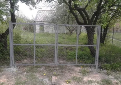 Ворота і хвіртка з сітки рабиці своїми руками (ворота) Ворота і хвіртка з сітки рабиці своїми руками