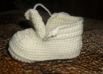 В'яжемо пінетки «черевички» - ярмарок майстрів - ручна робота, handmade (мк) В'яжемо пінетки «черевички» - ярмарок майстрів - ручна робота, handmade