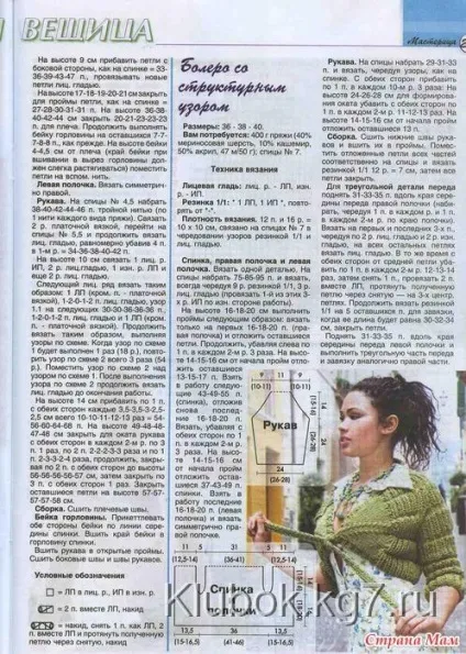 В'язані красиві накидки і пелерини з описом і схемами (накид петлі разом) В'язані красиві накидки і пелерини з описом і схемами