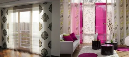 Японські штори фото своїми руками, панелі і карнизи, стильна кухня, штори на балкон, як зшити, (японські) Японські штори фото своїми руками, панелі і карнизи, стильна кухня, штори на балкон, як зшити,