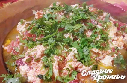 Яєчня з помідорами смачний рецепт з покроковими фото (цьому етапі можна) Яєчня з помідорами смачний рецепт з покроковими фото