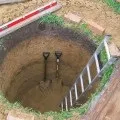 Заставні для воріт в цегляних стовпах і проводка (стовпах) Заставні для воріт в цегляних стовпах і проводка
