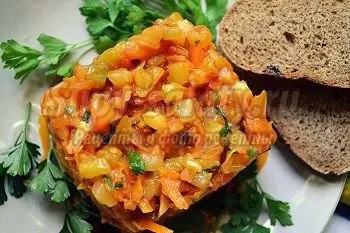 Закуски з овочів