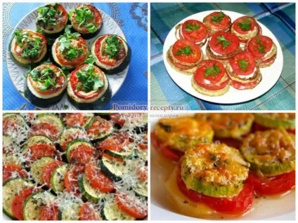 Закуска з кабачків з помідорами покроковий рецепт з фото (закуска з кабачків з помідорами рецепти) Закуска з кабачків з помідорами покроковий рецепт з фото
