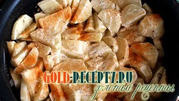 Запечена картопля в мультиварці з м'ясом (картопля з м'ясом в мультиварці) Запечена картопля в мультиварці з м'ясом