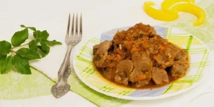 Шлунки курячі, смажені з цибулею кілька варіацій страви (шлунки) Шлунки курячі, смажені з цибулею кілька варіацій страви