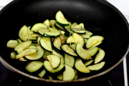 Смажений цукіні з часником і сиром, picantecooking