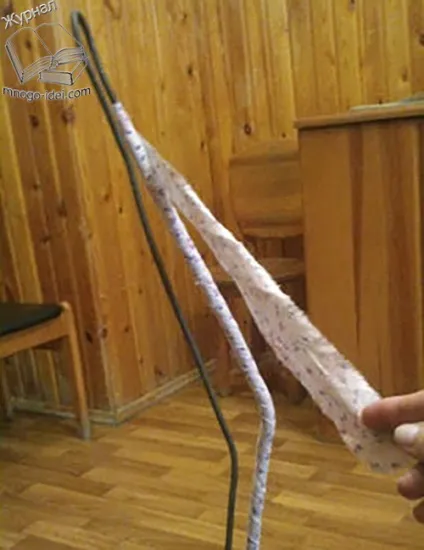 Журавель майстер клас, журавель з пакетів своїми руками