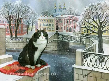 зимові коти