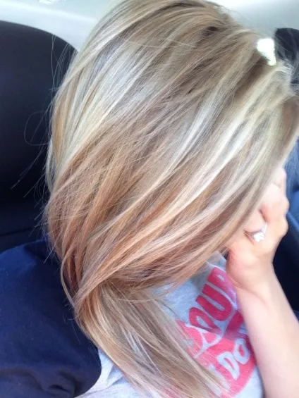 Золотистий блонд королівські відтінки, hair fresh (мелірування) Золотистий блонд королівські відтінки, hair fresh