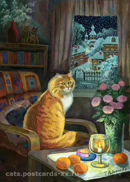 зимові коти