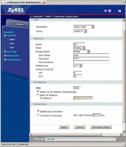 Adsl-модем zyxel p660rt2 ee