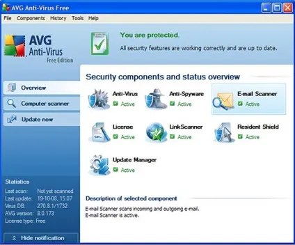 Avg безкоштовне антивірусне програмне забезпечення