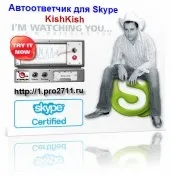 Автовідповідач для skype