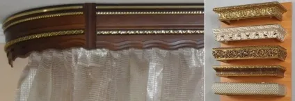 Багети для штор фото, стельовий карниз, види, як підібрати під штори, пластикові, металеві (карниз) Багети для штор фото, стельовий карниз, види, як підібрати під штори, пластикові, металеві