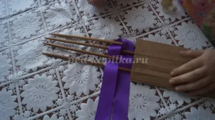 Бантики з атласних стрічок своїми руками (широку атласну стрічку) Бантики з атласних стрічок своїми руками