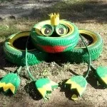 Вироби з шин для саду (42 фото) відео-інструкція як зробити своїми руками, особливо виробів,