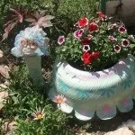 Вироби з шин для саду (42 фото) відео-інструкція як зробити своїми руками, особливо виробів,